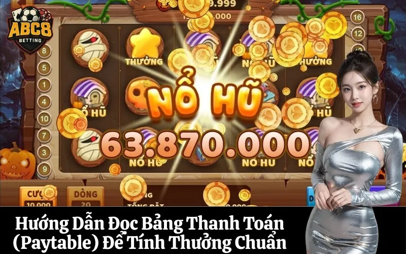abc8 Hướng Dẫn Đọc Bảng Thanh Toán (Paytable) Để Tính Thưởng Chuẩn